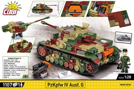 コレクション kiob COBI Historical Collection WWII PzKpfw IV Ausf. G (COBI-2592
