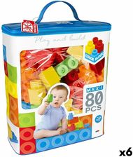 Color Block Zestaw Do Budowania Basic Torba 80 Części 6Szt.