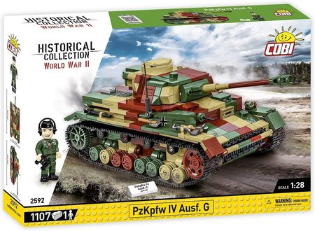 Cobi Klocki Wwii Pzkpfw Iv Ausf.G 1107 Klocków