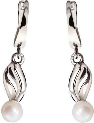 Polcarat Design Srebrne kolczyki z perłami K 2058 (K2058)