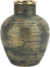 Zdjęcie Wazon ceramiczny 28 cm niebiesko-złoty Ap171394 - Proszowice