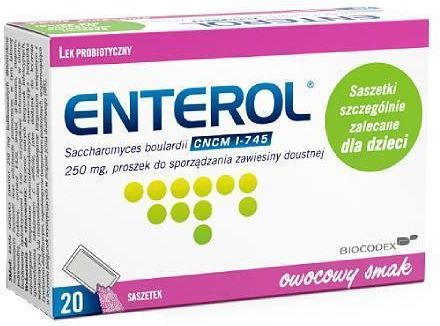 ENTEROL 250mg Lek probiotyczny, 20 saszetek