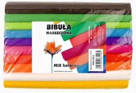 Starpak Bibuła Marszczona Mix Kolorów 10Szt.