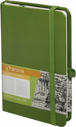 Antra Notes Romantyzm A6 Kratka Zielony