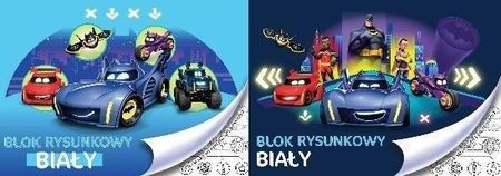 Beniamin Blok Rysunkowy Biały A4/20K Batman Mix