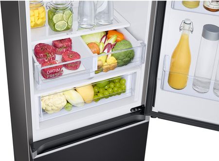 Lodówka Samsung AI RB34C603CB1/EF z dolnym zamrażalnikiem 185 cm czarna od  2793,00 zł - Ceneo.pl
