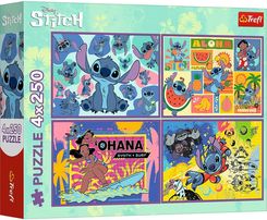 Zdjęcie Trefl Puzzle Lilo & Stitch 4x250el. Niezwykły Stitch 13311 - Ostrowiec Świętokrzyski