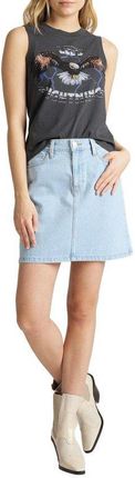 LEE A LINE ZIP SKIRT DAMSKA SPÓDNICA JEANSOWA L38FGGQB