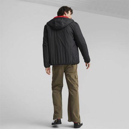 Kurtka z kapturem męska Puma FERRARI STYLE REVERSIBLE czarna 62097801 - zdjęcie 2