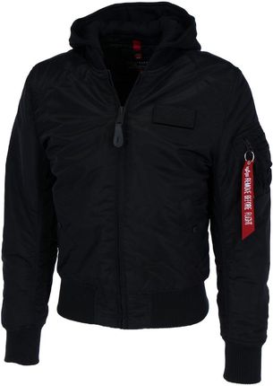 ALPHA INDUSTRIES MA-1 ZH Back Print Męska kurtka bomberka, Rozmiar:S, Alpha Industries Kolory:Czarny/Odblaskowy