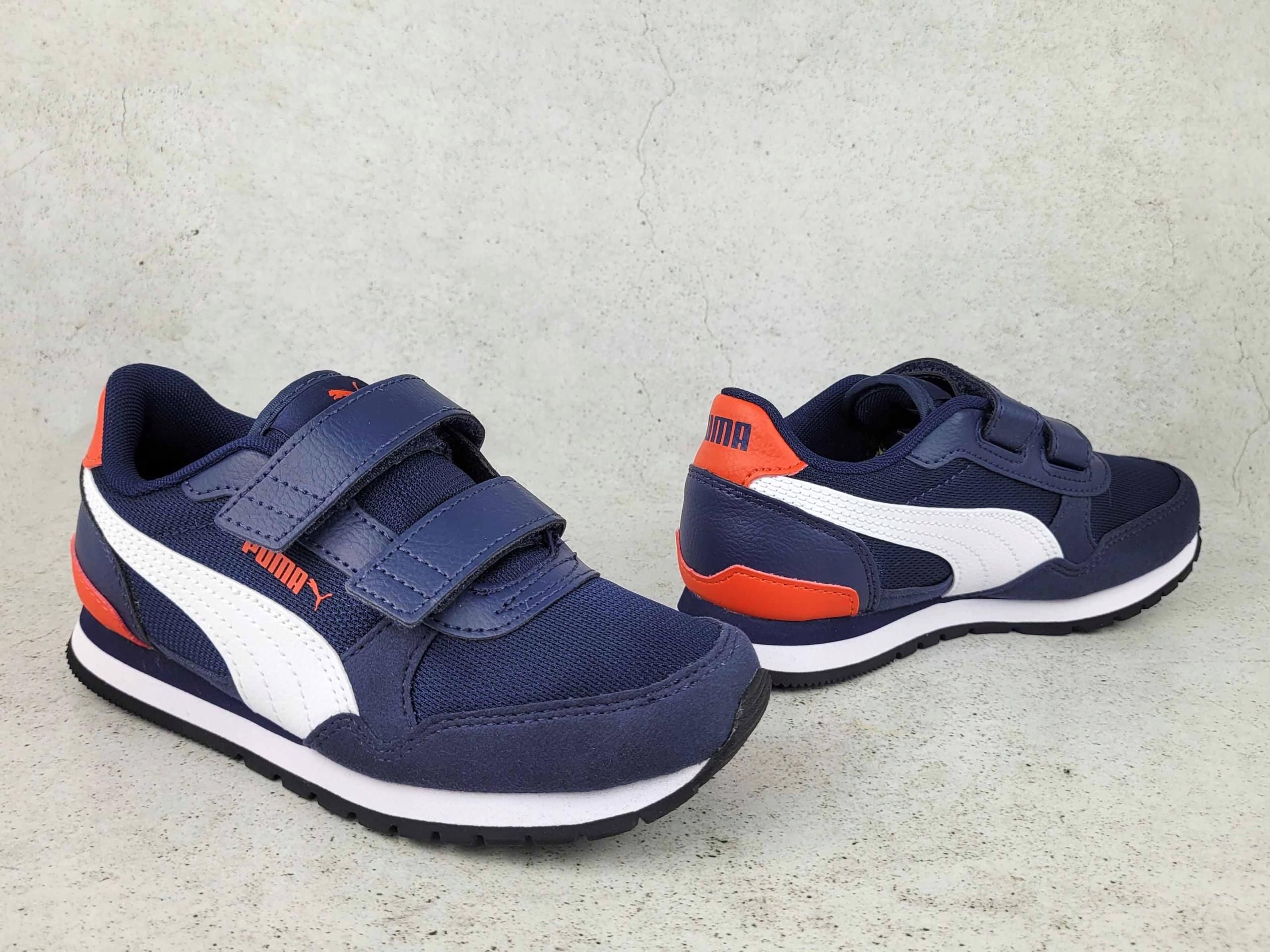 Puma St Runner V3 Mesh 385511 09 Buty Dziecięce Granatowe Na