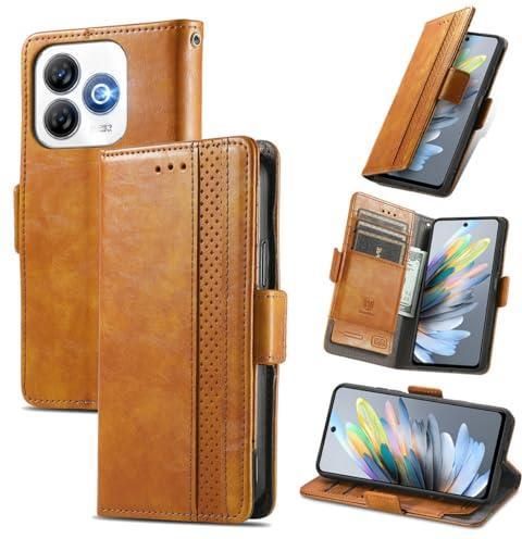 MOJIA Cover Per ZTE Blade A52, PU Custodia Antiurto Resistente