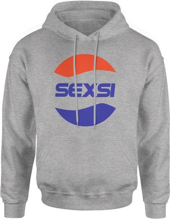 Seksi Sexi Pepsi Męska bluza z kapturem (XXL, Szary)