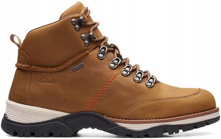 Clarks Toptonpine Gtx Brązowe Skórzan Gore Tex