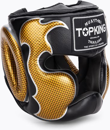 Kask Bokserski Top King Empower Black/Gold