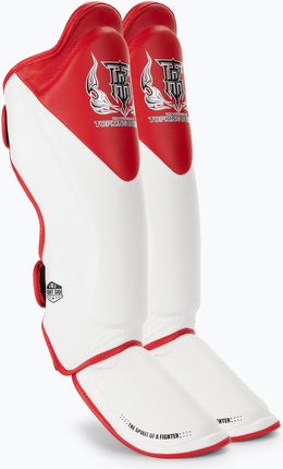 Ochraniacze Piszczeli I Stóp Top King Shin Guards Blend White/Red