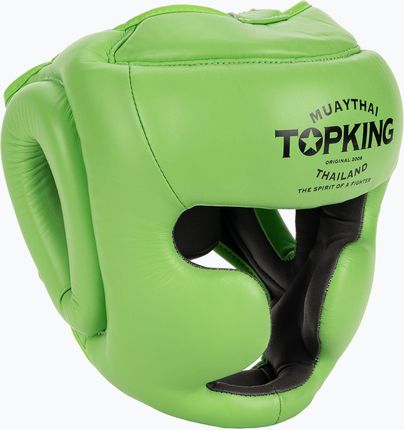 Kask Bokserski Top King Full Coverage Green