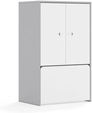 Entelo Regał Blox Base 70 3P 2F2 ze skrzynią 706x466x813 korpus szary/2x front biały