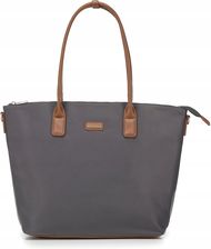 Torebka Shopperka Damska Wittchen Nylonowa Wittchen 99-4Y-104-8 Szara