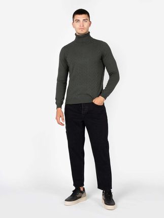 Antony Morato Sweter z golfem - MMSW01188YA200066 - Zielony - Rozmiar: XXL(EU)