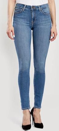 LEE SUPER SKINNY JODEE DAMSKIE SPODNIE JEANSOWE JEANSY LIGHT ARDEN L529MOHU