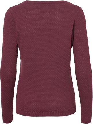 Elegancki sweter z drobnej dzianiny Struktura Longsleeve VMCARE Sweter | XXL