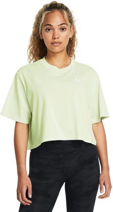 Damski t-shirt crop-top Under Armour UA W Boxy Crop Logo Ss - zielony