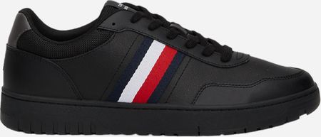 Tommy Hilfiger Sneakersy męskie skórzane FM0FM05116-BDS Czarne