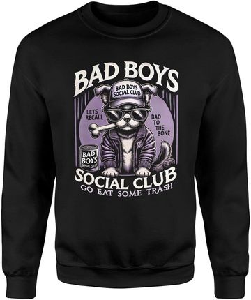 Bad Boys Social Club Męska bluza (S, Czarny)