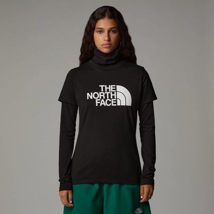Koszulka damska The North Face S/S EASY czarna NF0A8A6DJK3 - zdjęcie 2