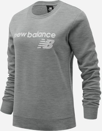 New Balance Bluza bez kaptura damska NBWT03811AG Szara