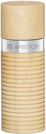 Ambition Ring Młynek do pieprzu i soli drewniany 15 cm ryflowany Jasne drewno