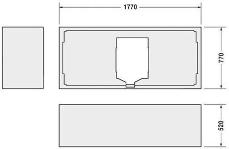 Duravit Nośnik styropianowy D-Code 790475000000000 - zdjęcie 2