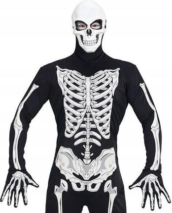 Widmann Maska Kościotrupa Plastikowa Halloween - zdjęcie 2