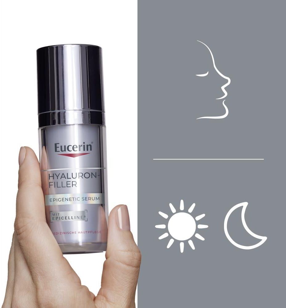 Eucerin Hyaluron エピセルリン セラム 30ml Eucerin Hyaluron-Filler Epigenetic, serum przeciwstarzeniowe