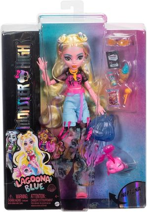 Mattel Monster High Lalka Lagoona Blue + Zwierzątko HXH75