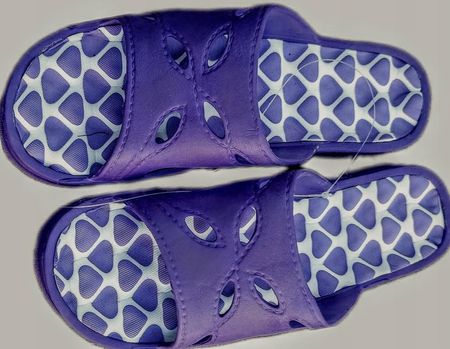 Ogrodowebuty Basenowe Klapki Sportowe Fiolet Wysokie r. 38