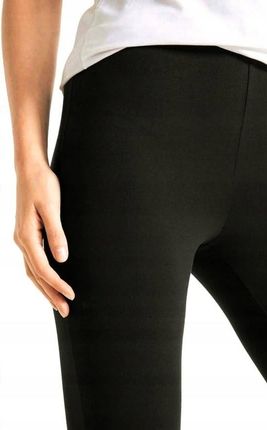 Legginsy Getry Bambusowe Spodnie Czarne Klasyczne Rozmiar 4XL/5XL - zdjęcie 5