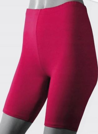 Legginsy Szorty Kolarki Bawełna Ciemny Róż Polskie r. 3XL (46)