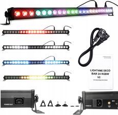 Zdjęcie LIGHT4ME DECO BAR 24 RGBW V2 listwa oświetleniowa belka LED oświetlenie sceniczne - Skała