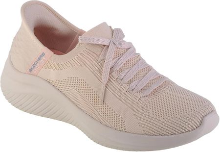 Buty sneakersy Damskie Skechers Slip-Ins Ultra Flex 3.0 - Brilliant 149710-NAT Beżowy