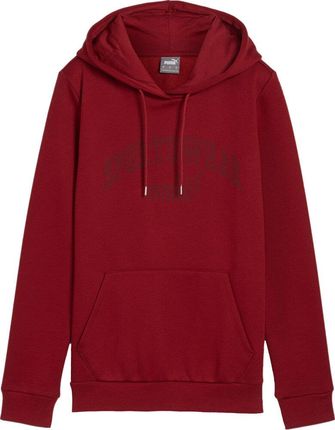 Bluza damska Puma Ess Logo LAB Hoodie FL bordowa 682987 13