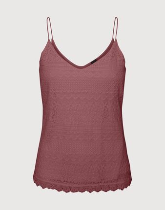 Vero Moda Top Honey 10190150 Bordowy Regular Fit