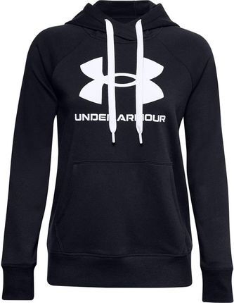 Under Armour Bluza damska Under Armour Rival Fleece Logo Hoodie głęboka czerń 1356318 001