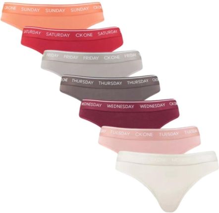 Majtki Calvin Klein 7-pack Thong 000QF5937E