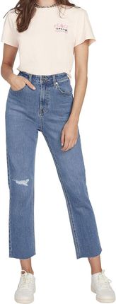 Spodnie damskie Volcom Stoned Straight jeansy z wysokim stanem W25