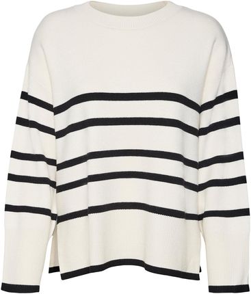 Vero Moda Sweter 10278319 Beżowy Regular Fit