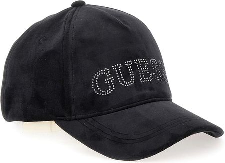 Damska Czapka z daszkiem Guess Velvet Cap V4Bz04Kbxi2-Jblk – Czarny