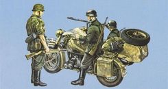 Italeri Bmw R75 With Sidecar Mi-315