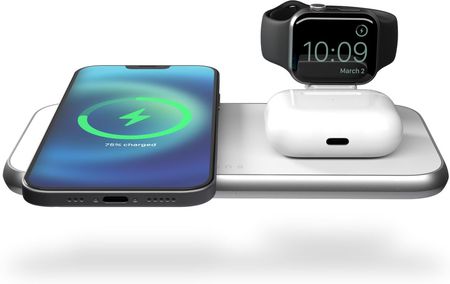 ZENS Aluminium 4w1 - ładowarka bezprzewodowa 45W, kompatybilna z MagSafe (white) (ZEDC17W/00) - zdjęcie 3